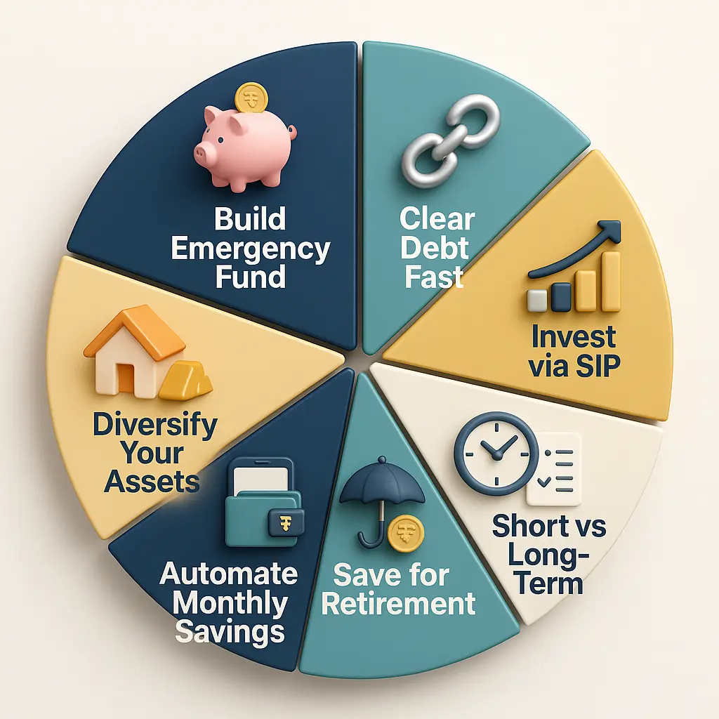 highlighting smart financial goals to set this year for Indian professionals.